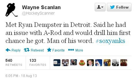 A-Rod tweet I
