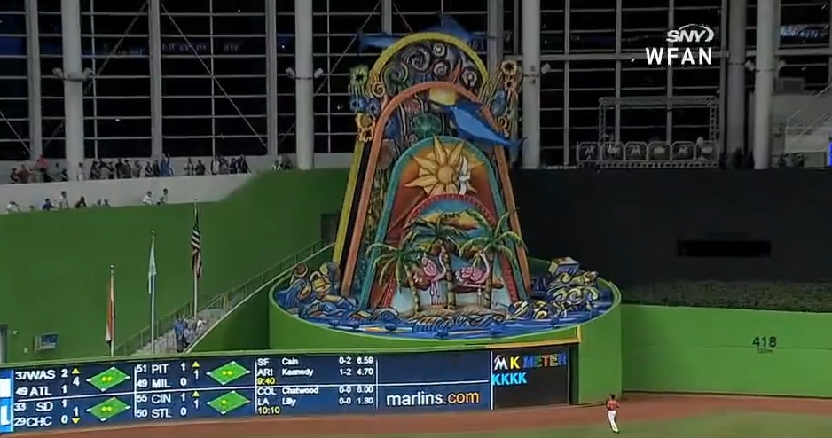 Marlins sculpture